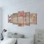Home sweet home decorative canvas wall set 100x50cm by vidaXL, Posters, prints and visual art - Ref: Foro24-241592, Price: 26...