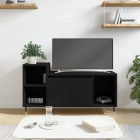 Schwarzer TV-Schrank aus Sperrholz, 100 x 35 x 55 cm von vidaXL, TV-Möbel - Ref: Foro24-831309, Preis: 64,67 €, Rabatt: %