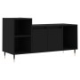 Schwarzer TV-Schrank aus Sperrholz, 100 x 35 x 55 cm von vidaXL, TV-Möbel - Ref: Foro24-831309, Preis: 65,32 €, Rabatt: %