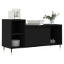 Schwarzer TV-Schrank aus Sperrholz, 100 x 35 x 55 cm von vidaXL, TV-Möbel - Ref: Foro24-831309, Preis: 65,32 €, Rabatt: %