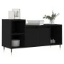 Schwarzer TV-Schrank aus Sperrholz, 100 x 35 x 55 cm von vidaXL, TV-Möbel - Ref: Foro24-831309, Preis: 64,67 €, Rabatt: %