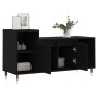 Schwarzer TV-Schrank aus Sperrholz, 100 x 35 x 55 cm von vidaXL, TV-Möbel - Ref: Foro24-831309, Preis: 65,32 €, Rabatt: %