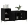 Schwarzer TV-Schrank aus Sperrholz, 100 x 35 x 55 cm von vidaXL, TV-Möbel - Ref: Foro24-831309, Preis: 64,67 €, Rabatt: %