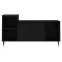 Schwarzer TV-Schrank aus Sperrholz, 100 x 35 x 55 cm von vidaXL, TV-Möbel - Ref: Foro24-831309, Preis: 64,67 €, Rabatt: %