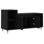 Black plywood TV cabinet 100x35x55 cm by vidaXL, TV Furniture - Ref: Foro24-831309, Price: 64,67 €, Discount: %