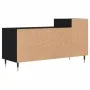 Black plywood TV cabinet 100x35x55 cm by vidaXL, TV Furniture - Ref: Foro24-831309, Price: 64,67 €, Discount: %