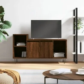 Mueble para TV madera contrachapada marrón roble 100x35x55 cm de vidaXL, Muebles TV - Ref: Foro24-831323, Precio: 58,19 €, De...