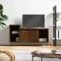 TV-Schrank aus braunem Eichensperrholz, 100 x 35 x 55 cm von vidaXL, TV-Möbel - Ref: Foro24-831323, Preis: 58,13 €, Rabatt: %