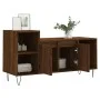 TV-Schrank aus braunem Eichensperrholz, 100 x 35 x 55 cm von vidaXL, TV-Möbel - Ref: Foro24-831323, Preis: 58,13 €, Rabatt: %