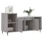 Sonoma gray plywood TV cabinet 100x35x55 cm by vidaXL, TV Furniture - Ref: Foro24-831314, Price: 60,28 €, Discount: %