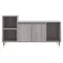 Sonoma gray plywood TV cabinet 100x35x55 cm by vidaXL, TV Furniture - Ref: Foro24-831314, Price: 60,28 €, Discount: %