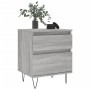 Bedside table 2 pcs Sonoma gray engineered wood 40x35x50 cm by vidaXL, Nightstands - Ref: Foro24-830681, Price: 76,25 €, Disc...