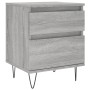 Bedside table 2 pcs Sonoma gray engineered wood 40x35x50 cm by vidaXL, Nightstands - Ref: Foro24-830681, Price: 76,25 €, Disc...