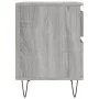 Mesita de noche 2 uds madera ingeniería gris Sonoma 40x35x50 cm de vidaXL, Mesitas de noche - Ref: Foro24-830681, Precio: 75,...