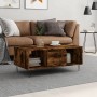 Couchtisch aus geräuchertem Eichensperrholz, 90 x 50 x 36,5 cm von vidaXL, Couchtisch - Ref: Foro24-830593, Preis: 61,27 €, R...