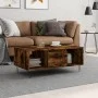 Smoked oak plywood coffee table 90x50x36.5 cm by vidaXL, Coffee table - Ref: Foro24-830593, Price: 60,56 €, Discount: %