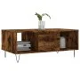 Smoked oak plywood coffee table 90x50x36.5 cm by vidaXL, Coffee table - Ref: Foro24-830593, Price: 60,56 €, Discount: %