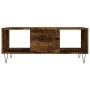 Smoked oak plywood coffee table 90x50x36.5 cm by vidaXL, Coffee table - Ref: Foro24-830593, Price: 60,56 €, Discount: %