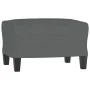 3-seater sofa with stool in dark gray fabric 180 cm by vidaXL, Sofas - Ref: Foro24-3201038, Price: 339,19 €, Discount: %