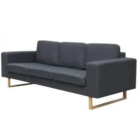 3 seater sofa dark gray fabric by vidaXL, Sofas - Ref: Foro24-243187, Price: 413,95 €, Discount: %