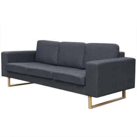 3 seater sofa dark gray fabric by vidaXL, Sofas - Ref: Foro24-243187, Price: 413,95 €, Discount: %