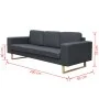 3-Sitzer-Sofa aus dunkelgrauem Stoff von vidaXL, Sofas - Ref: Foro24-243187, Preis: 413,95 €, Rabatt: %