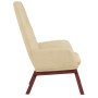 Cremefarbener Entspannungssessel aus Stoff von vidaXL, Sessel - Ref: Foro24-341385, Preis: 140,95 €, Rabatt: %