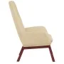 Sillón de relax de tela color crema de vidaXL, Sillones - Ref: Foro24-341385, Precio: 138,50 €, Descuento: %