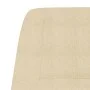 Sillón de relax de tela color crema de vidaXL, Sillones - Ref: Foro24-341385, Precio: 138,50 €, Descuento: %