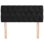 Kopfteil aus schwarzem Samt, 100 x 7 x 78/88 cm von vidaXL, Kopf- und Fußteile - Ref: Foro24-346336, Preis: 48,65 €, Rabatt: %