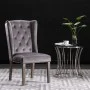 Sillas de comedor 2 unidades terciopelo gris de vidaXL, Sillas de comedor - Ref: Foro24-3055850, Precio: 411,35 €, Descuento: %