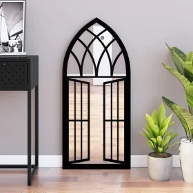 Schwarzer Eisenspiegel für den Innenbereich, 100 x 45 cm von vidaXL, Spiegel - Ref: Foro24-3093532, Preis: 110,22 €, Rabatt: %