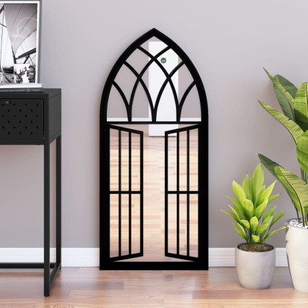 Schwarzer Eisenspiegel für den Innenbereich, 100 x 45 cm von vidaXL, Spiegel - Ref: Foro24-3093532, Preis: 129,52 €, Rabatt: %