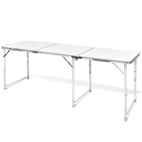 Mesita plegable de aluminio camping 180 x 60 cm de vidaXL, Mobiliario de camping - Ref: Foro24-41326, Precio: 85,17 €, Descue...