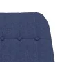 Rocking chair with blue fabric stool by vidaXL, Rocking chairs - Ref: Foro24-3097708, Price: 149,02 €, Discount: %
