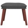 Entspannungssessel mit dunkelgrauem Stoffhocker von vidaXL, Sessel - Ref: Foro24-3097872, Preis: 150,52 €, Rabatt: %
