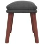 Entspannungssessel mit dunkelgrauem Stoffhocker von vidaXL, Sessel - Ref: Foro24-3097872, Preis: 150,52 €, Rabatt: %