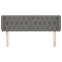 Kopfteil aus dunkelgrauem Stoff, 147 x 23 x 78/88 cm von vidaXL, Kopf- und Fußteile - Ref: Foro24-3117479, Preis: 82,69 €, Ra...