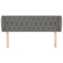 Kopfteil aus dunkelgrauem Stoff, 147 x 23 x 78/88 cm von vidaXL, Kopf- und Fußteile - Ref: Foro24-3117479, Preis: 81,48 €, Ra...