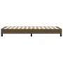 Brown fabric bed frame 100x200 cm by vidaXL, Beds and slatted bases - Ref: Foro24-3120495, Price: 77,48 €, Discount: %