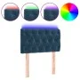 Dark blue velvet LED headboard 80x7x78/88 cm by vidaXL, Headboards and footboards - Ref: Foro24-3121982, Price: 51,90 €, Disc...