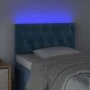 Dark blue velvet LED headboard 80x7x78/88 cm by vidaXL, Headboards and footboards - Ref: Foro24-3121982, Price: 51,90 €, Disc...