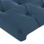 Dark blue velvet LED headboard 80x7x78/88 cm by vidaXL, Headboards and footboards - Ref: Foro24-3121982, Price: 51,90 €, Disc...