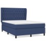 Boxspringbett mit blauer Stoffmatratze 140x200 cm von vidaXL, Betten und Lattenroste - Ref: Foro24-3128211, Preis: 505,48 €, ...
