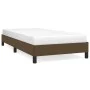 Brown fabric bed frame 100x200 cm by vidaXL, Beds and slatted bases - Ref: Foro24-346699, Price: 77,48 €, Discount: %
