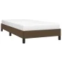 Brown fabric bed frame 100x200 cm by vidaXL, Beds and slatted bases - Ref: Foro24-346699, Price: 77,48 €, Discount: %