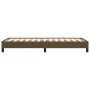 Brown fabric bed frame 100x200 cm by vidaXL, Beds and slatted bases - Ref: Foro24-346699, Price: 77,48 €, Discount: %