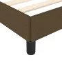 Brown fabric bed frame 100x200 cm by vidaXL, Beds and slatted bases - Ref: Foro24-346699, Price: 77,48 €, Discount: %