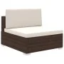 8-piece garden furniture set and brown synthetic rattan cushions by vidaXL, Garden sets - Ref: Foro24-41260, Price: 881,13 €,...