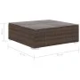8-piece garden furniture set and brown synthetic rattan cushions by vidaXL, Garden sets - Ref: Foro24-41260, Price: 881,13 €,...